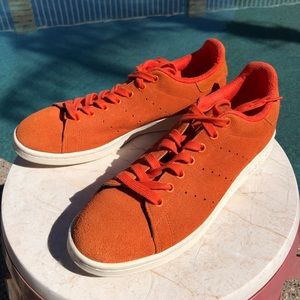 adidas Stan Smith Energy Orange Suede Sneakers US 9